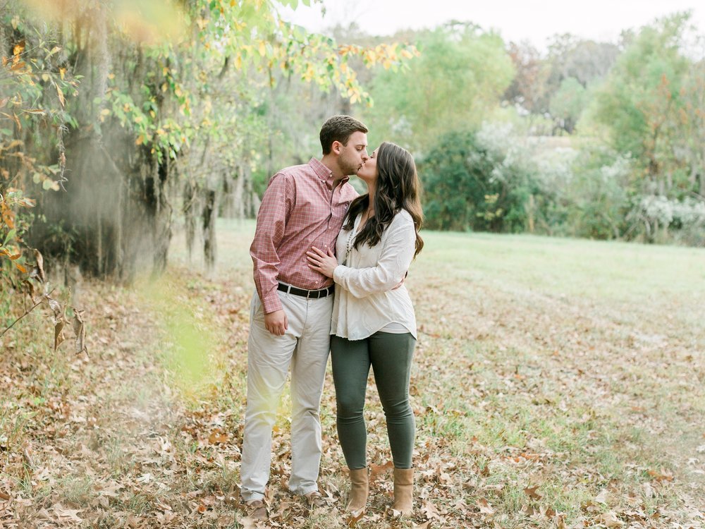  Fall Engagement Session Kiss 