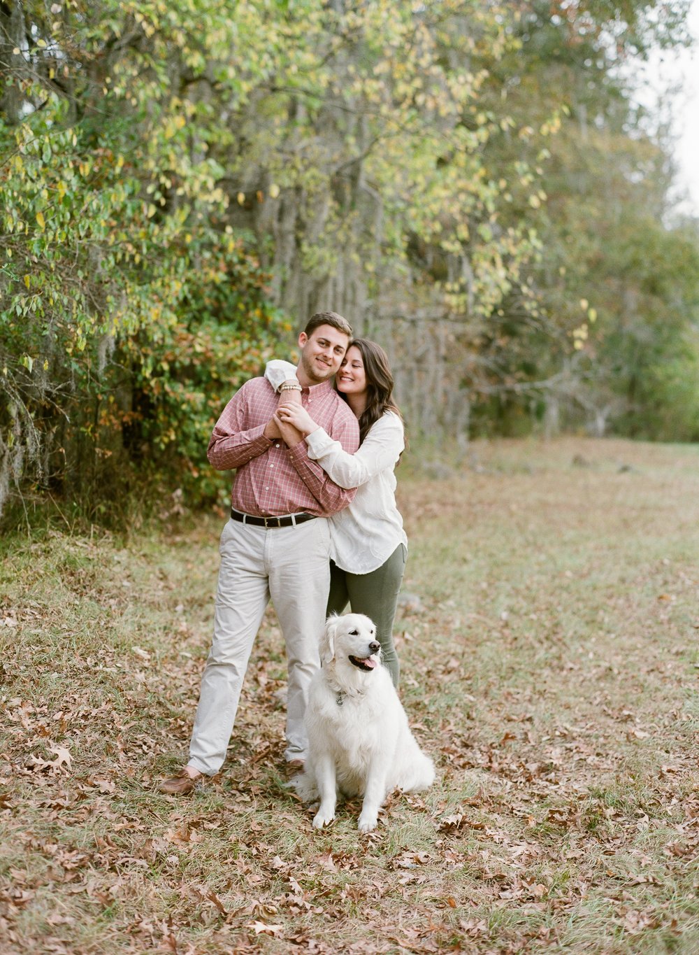  Engagement Session with Dog 