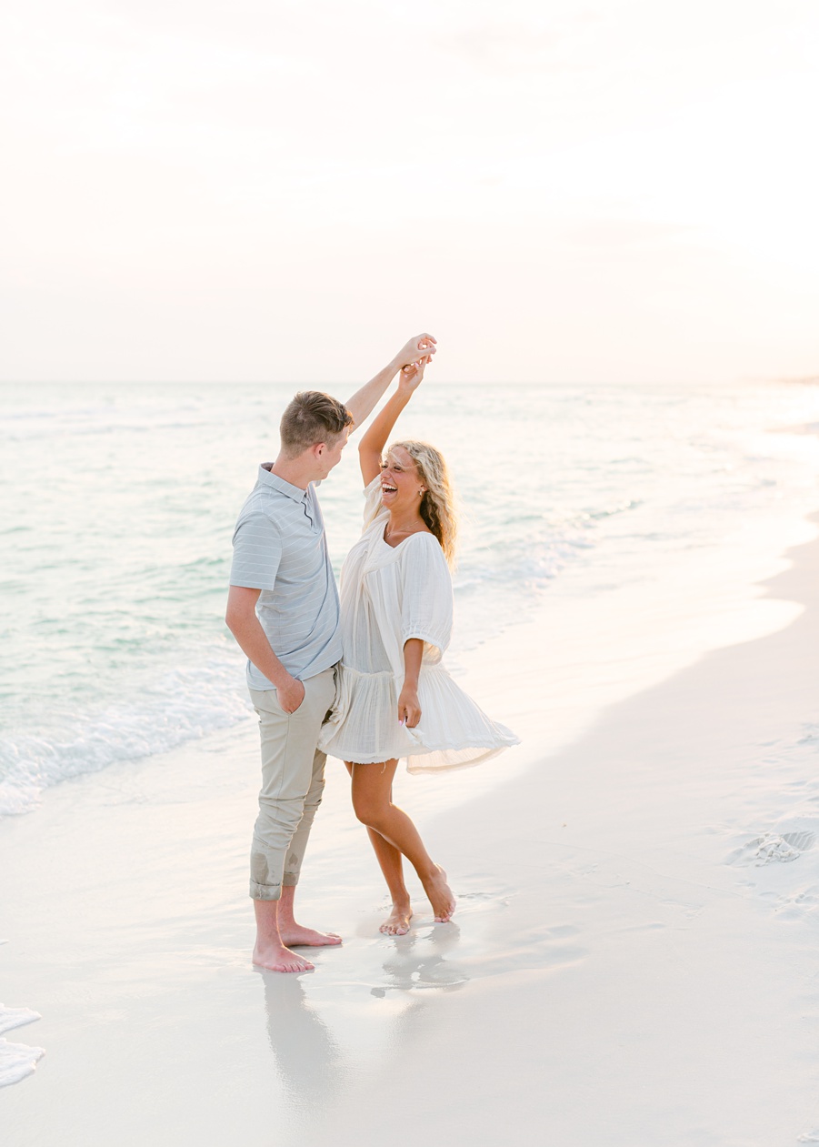 Seaside Florida Engagement Session - 30a, Watercolor + Rosemary Beach Wedding Photographer
